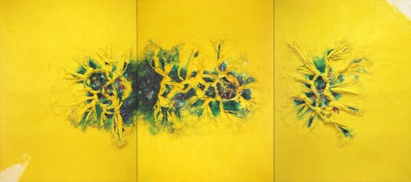 Acrilico sobre tela y GeoTextil 260 x 585 cm. Realizado en Colombia
Acrilyc on canvas and GeoTextile 260 x 585 cm. Painted in Colombia
Acrilyque sur toile et GeoTextile 260 x 585cm. Fait on Colombie