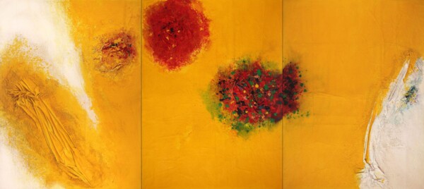 Acrilico sobre tela y GeoTextil 260 x 585 cm. Realizado en Colombia
Acrilyc on canvas and GeoTextile 260 x 585 cm. Painted in Colombia
Acrilyque sur toile et GeoTextile 260 x 585 cm. Fait on Colombie