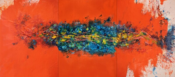 Acrilico sobre tela 260 x 585 cm. Realizado en Colombia
Acrilyc on canvas 260 x 585 cm. Painted in Colombia
Acrilyque sur toile 260 x 585cm. Fait on Colombie