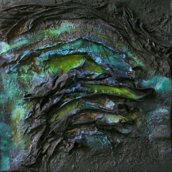 Acrilico sobre tela y GeoTextil 130 x 130 cm. Realizado en Colombia.
Acrilyc on canvas and GeoTextile 130 x 130 cm. Painted in Colombia.
Acrilyque sur toile et GeoTextile 130 x 130 cm. Fait on Colombie.