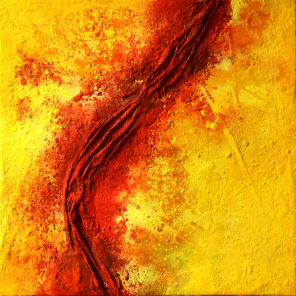 Acrilico sobre tela y GeoTextil 130 x 130 cm. Realizado en Colombia.
Acrilyc on canvas and GeoTextile 130 x 130 cm. Painted in Colombia.
Acrilyque sur toile et GeoTextile 130 x 130 cm. Fait on Colombie.