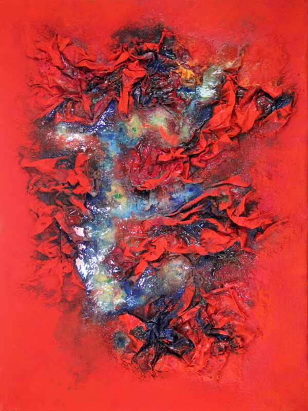 Acrilico sobre tela y GeoTextil 260 x 195 cm. Realizado en Colombia
Acrilyc on canvas and GeoTextile 260 x 195 cm. Painted in Colombia
Acrilyque sur toile et GeoTextile 260 x 195cm. Fait on Colombie