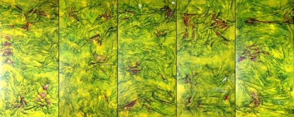 Acrilico sobre tela y GeoTextil 260 x 650 cm. Realizado en Colombia.
Acrilyc on canvas and GeoTextile 260 x 650 cm. Painted in Colombia.
Acrilyque sur toile et GeoTextile 260 x 650 cm. Fait on Colombie.