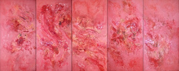 Acrilico sobre tela y GeoTextil 260 x 650 cm. Realizado en Colombia. 2019
Acrilyc on canvas and GeoTextile 260 x 650 cm. Painted in Colombia. 2019
Acrilyque sur toile et GeoTextile 260 x 650 cm. Fait on Colombie. 2019