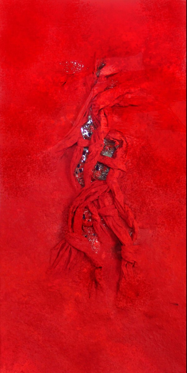 Acrilico sobre tela y GeoTextil 260 x 130 cm. Realizado en Colombia
Acrilyc on canvas and GeoTextile 260 x 130 cm. Painted in Colombia
Acrilyque sur toile et GeoTextile 260 x 130 cm. Fait on Colombie