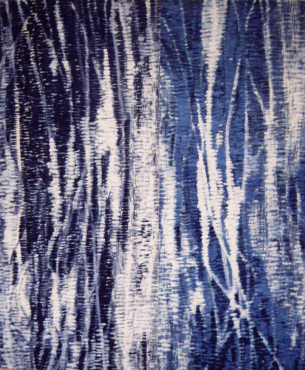 Tinta china sobre papel de arroz 160 x 100 cm. Realizado en Hong Kong 1989
Chinese ink on rice paper 160 x 100 cm. Painted in Hong Kong 1989
Encre Chinoise sur papier de riz 160 x 100 cm. Faite a Hong Kong 1989