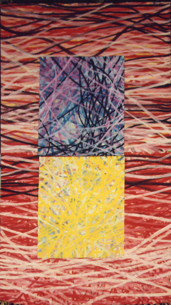 Tinta china sobre papel de arroz 160 x 60 cm. Realizado en Hong Kong 1989
Chinese ink on rice paper 160 x 60 cm. Painted in Hong Kong 1989
Encre Chinoise sur papier de riz 160 x 60 cm. Faite a Hong Kong 1989