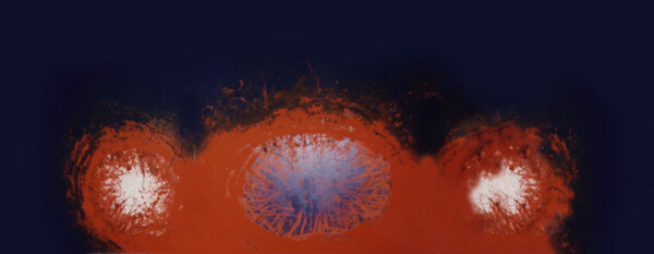 Acrilico sobre tela 160 x 390 cm. Realizado en Francia 1995
Acrilyc on canvas 160 x 390 cm. Painted in France 1995
Acrilyque sur toile 160 x 390 cm. Faite a Paris 1995